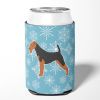 Airedale Terrier Snowflake Design Can Hugger