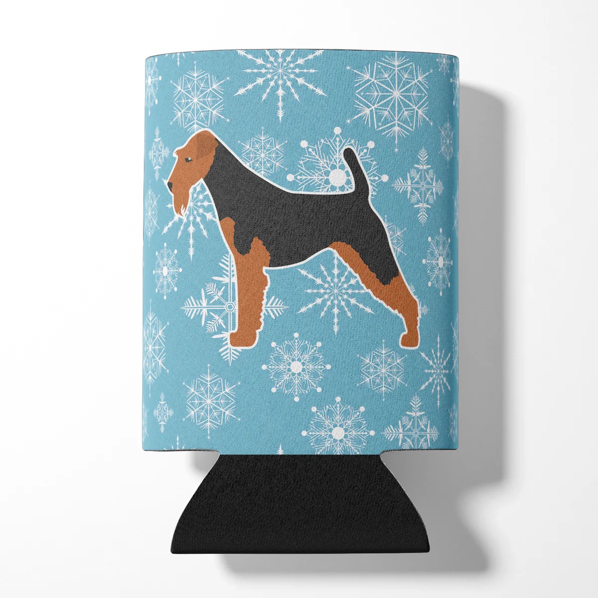 Airedale Terrier Snowflake Design Can Hugger