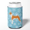 Basenji Snowflake Design Can Hugger