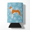 Basenji Snowflake Design Can Hugger