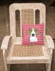 Beagle XOXO Hearts Fabric Decorative Pillow