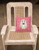 Afghan Hound XOXO Hearts Fabric Decorative Pillow