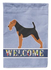Welsh Terrier Welcome House Flag
