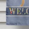 Border Terrier Welcome House Flag