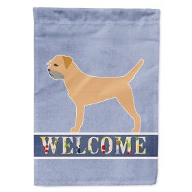 Border Terrier Welcome House Flag