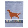 Irish Setter Welcome House Flag