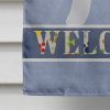 Bedlington Terrier Welcome House Flag