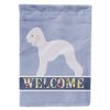 Bedlington Terrier Welcome House Flag