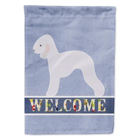 Bedlington Terrier Welcome House Flag