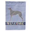 Scottish Deerhound Welcome House Flag