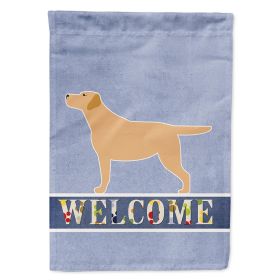 Labrador Retriever - Yellow 2 - Welcome House Flag