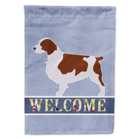 Welsh Springer Spaniel Welcome House Flag