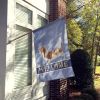 Basset Hound 1 Welcome House Flag