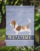 Basset Hound Welcome Garden Flag