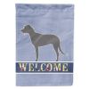 Irish Wolfhound Welcome House Flag