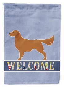 Golden Retriever 1 Welcome House Flag