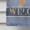 Afghan Hound 1 Welcome House Flag