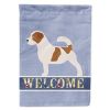Jack Russell  Terrier 2 Welcome House Flag