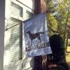 Labrador Retriever - Black 1 - Welcome House Flag