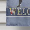 Labrador Retriever - Black 1 - Welcome House Flag