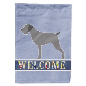 German Wirehaired Pointer Welcome House Flag