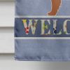 English Cocker Spaniel Welcome House Flag