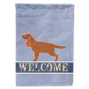 English Cocker Spaniel Welcome House Flag