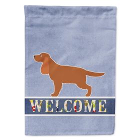 English Cocker Spaniel Welcome House Flag