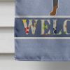 German Pinscher Welcome House Flag
