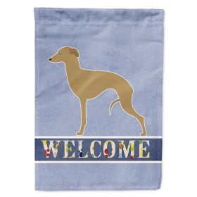 Italian Greyhound 1 Welcome House Flag