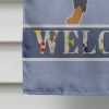 Bernese Mountain Dog 1 Welcome House Flag