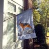 German Shepherd 1 Welcome House Flag