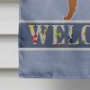 German Shepherd 1 Welcome House Flag