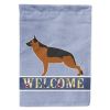 German Shepherd 1 Welcome House Flag
