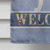Central Asian Shepherd Dog Welcome House Flag