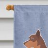 Australian Kelpie Welcome House Flag