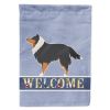 Sheltie/Shetland Sheepdog Welcome House Flag