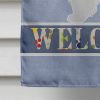 Polish Lowland Sheepdog Welcome House Flag