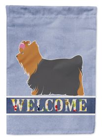 Yorkshire Terrier 1 Welcome House Flag