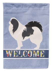Japanese Chin Welcome Garden Flag