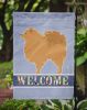 Pomeranian Welcome Garden Flag