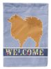 Pomeranian Welcome Garden Flag