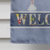 Chinese Crested Welcome House Flag