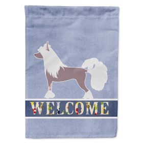 Chinese Crested Welcome House Flag