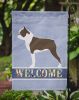 Boston Terrier Welcome Garden Flag