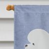 Bichon Frise 1 Welcome House Flag