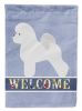 Bichon Frise Welcome Garden Flag