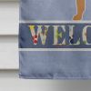Pug Welcome House Flag