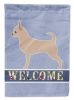 Chihuahua Welcome Garden Flag