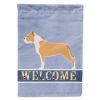 Staffordshire Bull Terrier Welcome House Flag